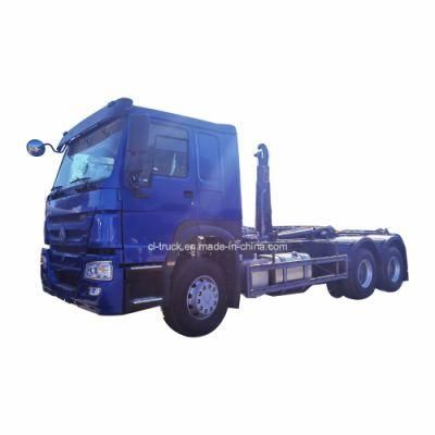 Good Quality HOWO 6X4 Hook Lift Garbage Truck 18m3 20m3 for Garbage Truck Height