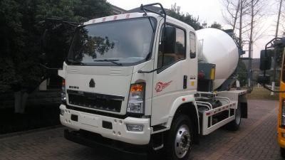 HOWO 4X2 Light Duty Mixer Truck 5 Cbm 6 Wheelers