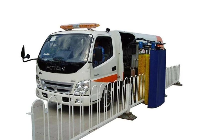 Dongfeng Isuzu Small Street Road Guardrail Cleaning Truck