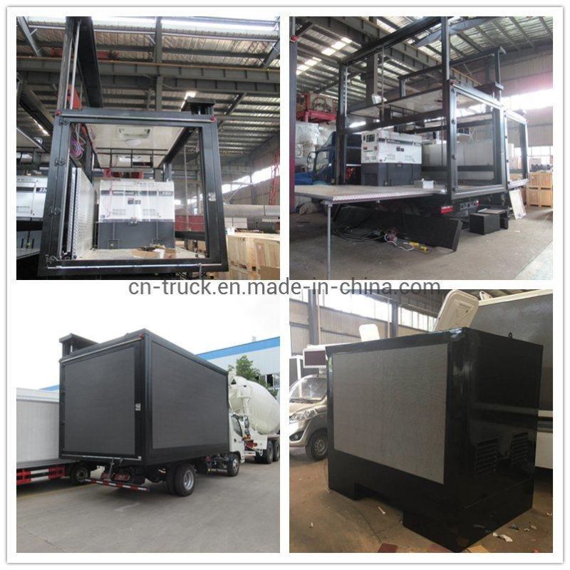 Small Size Scrolling Billboard LED Mobile Advertising Vehicle