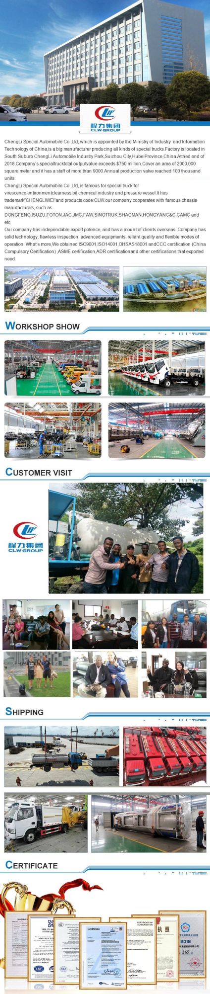 China Brand HOWO 16m 22m 28m Aerial Working Vehicle