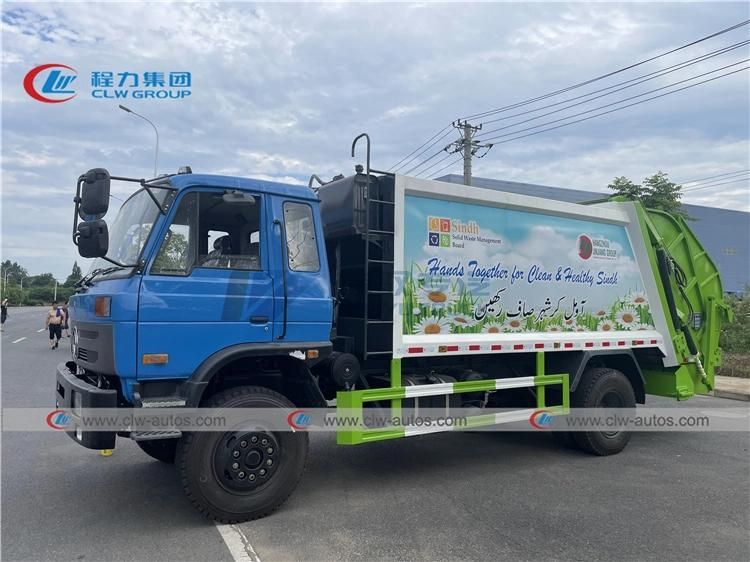 10 Tons 12m3 Garbage Compactor Truck Dongfeng City Waste Disposal Recycling Truck