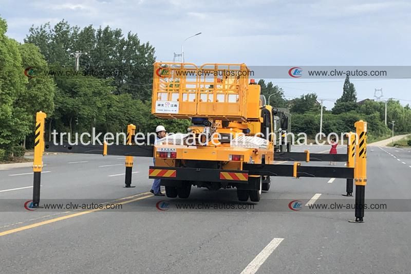 Japan Brand 6 Wheels 22 Meters Hydraulic Telescopic Boom Aerial Platform High-Altitude Working High Platform Operation Truck