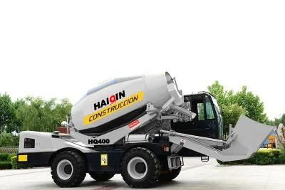 4 Wheel Drive Self Loading Concrete Mixer (HQ400) for Sale