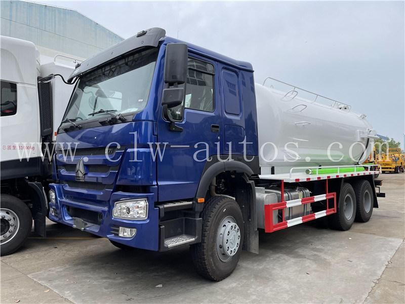 Sinotruk HOWO 6X4 371HP 15000liters Sewage Suction Truck Vacuum Sewer Suction Tanker Truck