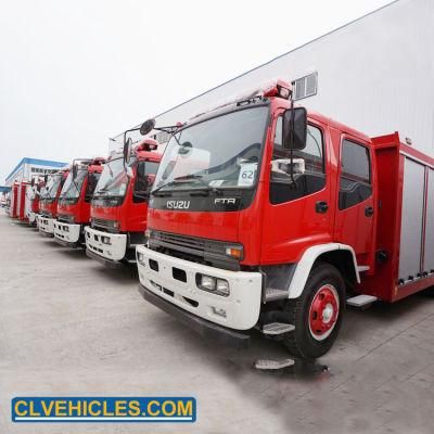 Isuzu Fire Fighting Truck Water Foam Firefighting Trucks