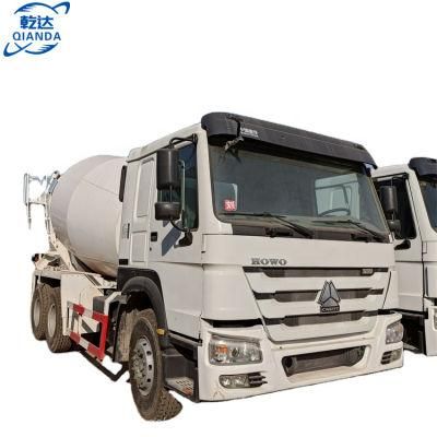 Export High-Quality Second-Hand Concrete Mixer HOWO 10m3 Cement Mixing Tank Truck