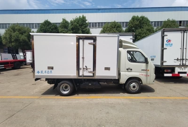 Foton 4 Wheels Gasoline 1ton Van Cargo Truck