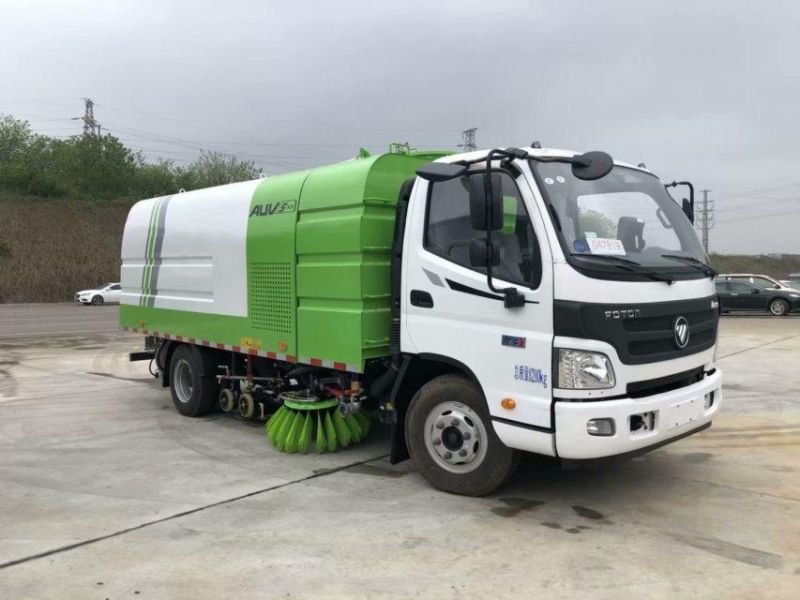 Foton Cummins Engine Rhd Vacuum Air Port Runway Sweeper Truck