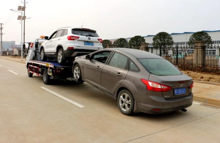 Foton Flatbed Light Wrecker Tow Truck One-Towing-Two Platform Road Rescue Towing Truck