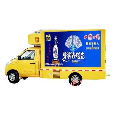 Best Price Factory Sell Changan Foton Karry Mobile LED Screen Advertising Truck