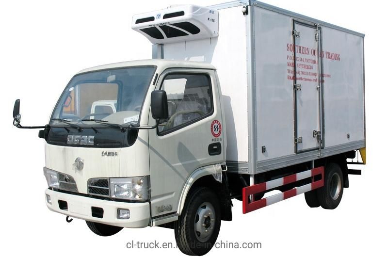 Dongfeng 4X2 4X4 Small Mini 3tons 4tons Refrigerated Truck Box