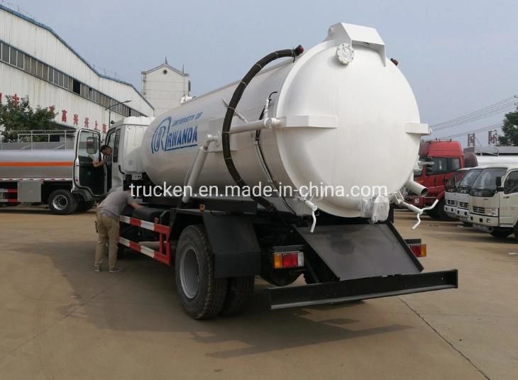 Japanese Brand Isuzu Sewer Cleaning Good Quality 12000L Sewage Suction Truck
