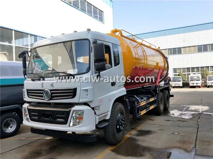 Dongfeng 20tons Sewage Suction Truck 20, 000liters Sanitation Sewage Cleaning Truck