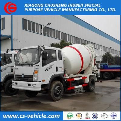 Sinotruk Wangpai 4X2 5m3 Concrete Mixer Truck Small Cement Mixer Truck