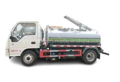 JAC Small 2000lts 3000lts Septic Tank Truck with Vane Vacuum Pump