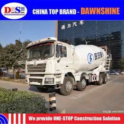 Shacman F3000 12 Wheels 8X4 375HP Large Tanker Concrete Mixer Truck