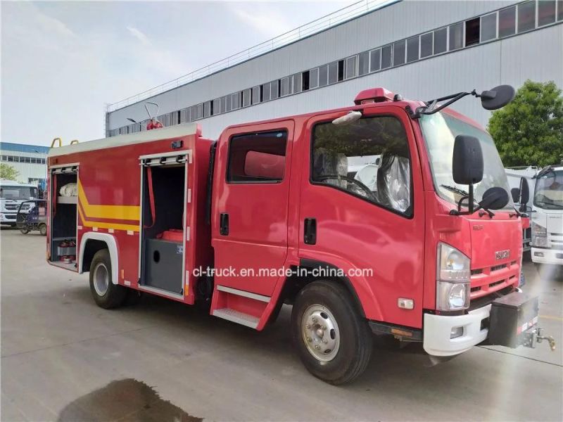 Good Quality Isuzu 700p 4000liters 3000liters Water Rescue Fire Truck