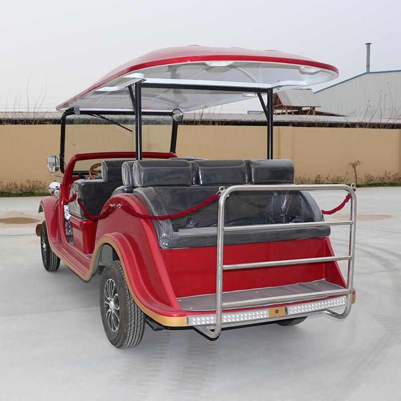 Top Quality AC Motor Luxury Hotel Cart Electrical Retro Cars