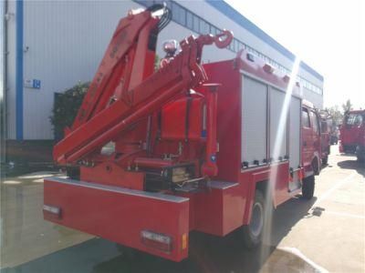 Dongfeng 4X2 Dlk Fire Rescue with Crane