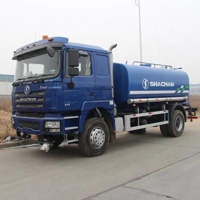 China Brand Shanxi Shacman F30006*4 Water Tank Truck Sprinkler Truck Water Tanker with Pump Water Tanker Pump