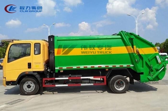 Sinotruk HOWO 5cbm 6cbm 3tons 4tons Garbage Refuse Collection 5000liters 6000L Waste Rubbish Compactor Truck