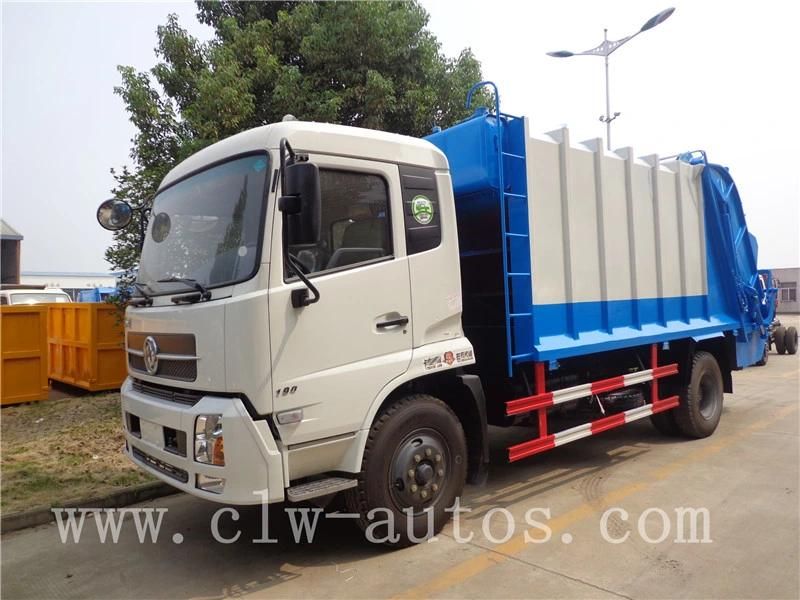 Dongfeng Tianjin 4X2 12cbm 14cbm Garbage Compactor Truck