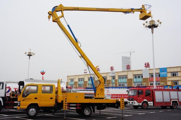 China Good Price Dongfeng 22m/23m/24m/25m Hydraulic Aerial Manlift Work Platform Truck on Sale