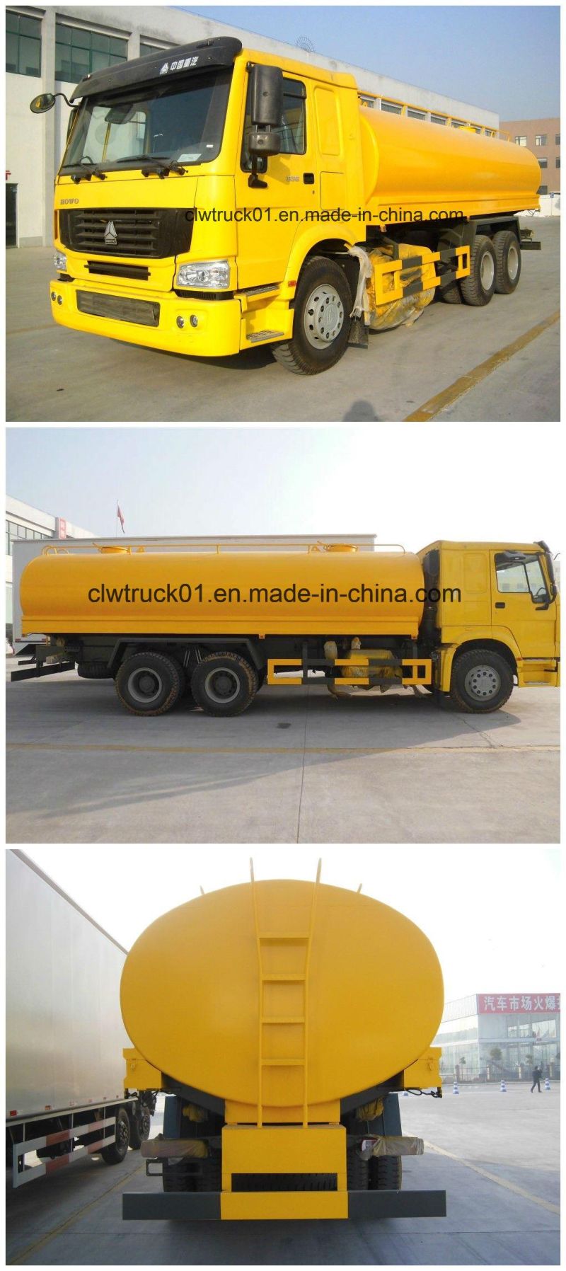 China Large Capacity HOWO 6X4 20000 Liter Water Tanker Truck