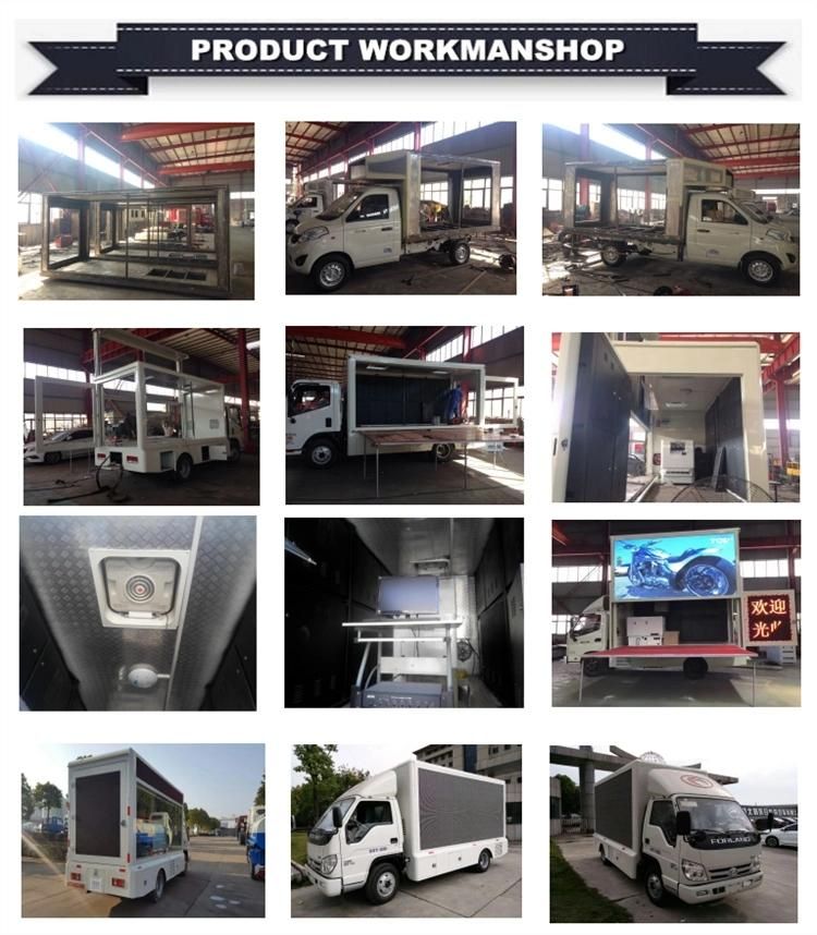 P4 P5 P6 Isuz-U Mobile LED Screen Vehicles Mobile Display Trucks Truck Mounted Advertising LED Display Screen for Sale