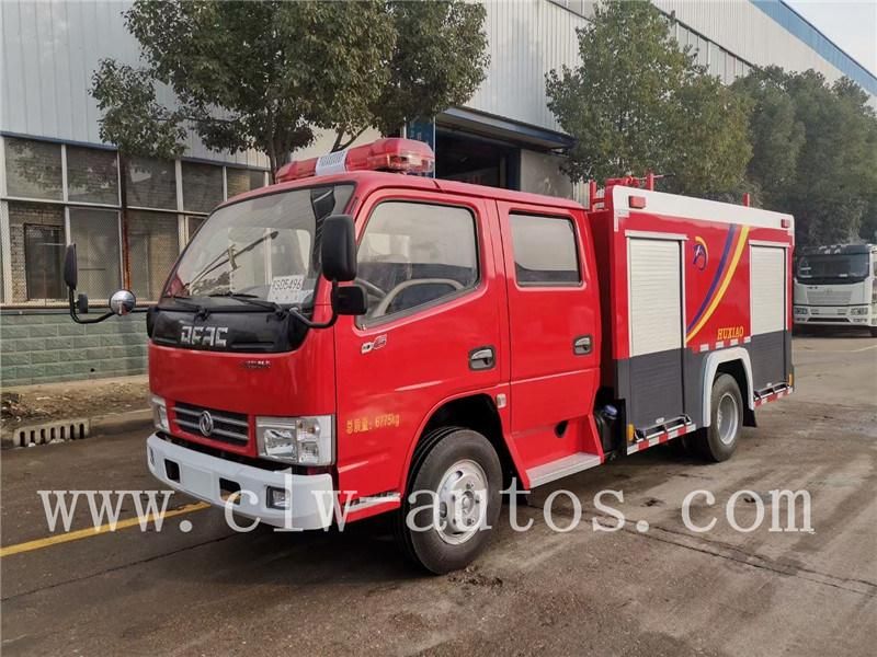 Dongfeng Duolika New Mini 2 Ton Water Tank Fire Fighting Truck