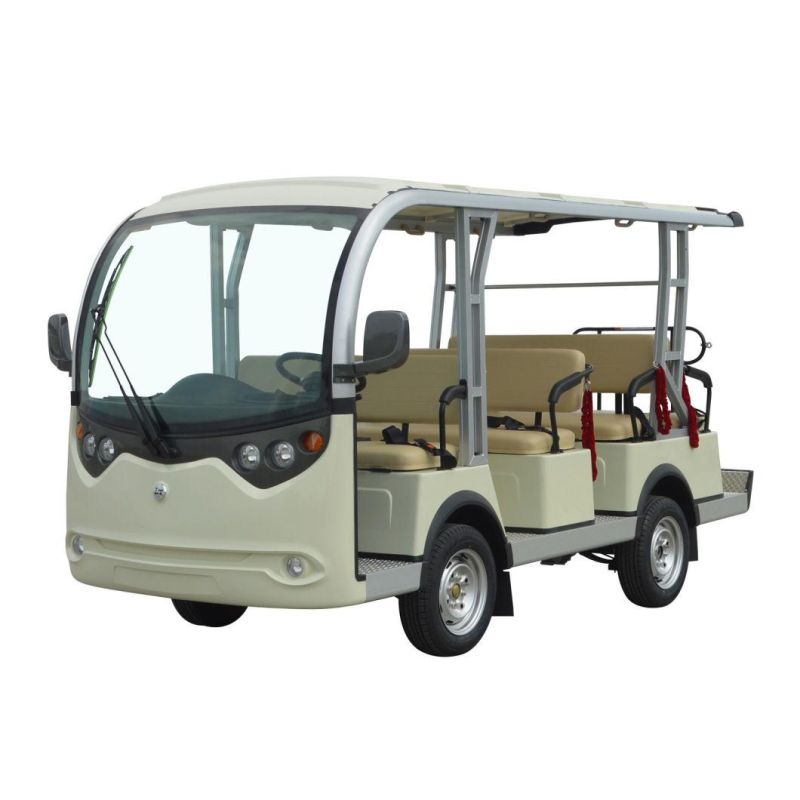 Anti-Fatigue Luxury China Manufacturer Electric Airport Shuttle Bus Car (Lt-S8+3)