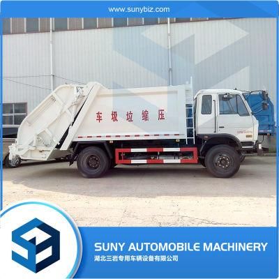 Dongfeng 4X2 New Hydraulic System 12 Cbm Garbage Truck Compactor Refuse Truck