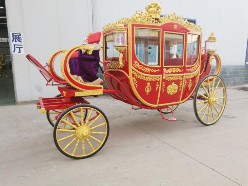 Horse Carriage Horse Buggy Four Wheel Wagon Chariot Horse Cart