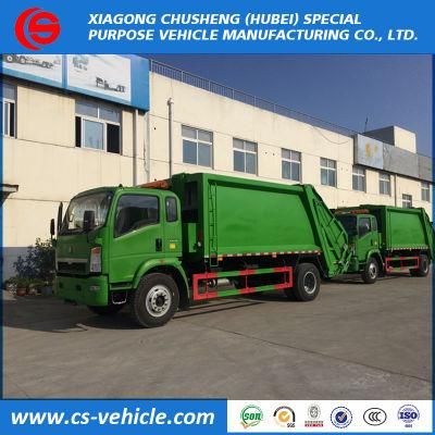 Garbage Compactor Truck Small 4cbm 6cbm 8cbm Garbage Truck