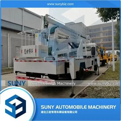 New High Altitude Operation Truck Sinotruk HOWO Aerial Working Platform Truck 4X2 95HP 116HP 140HP 12meters-18meters Folding Arm