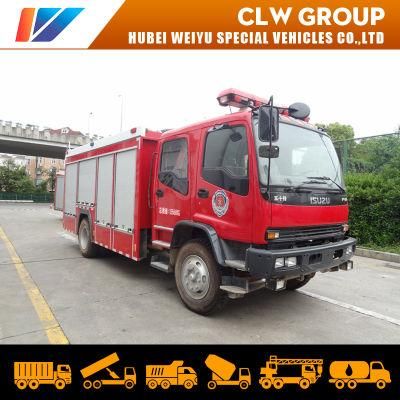 Isuzu Fvr 240HP 4tons Water 2tons Foam Fire Truck 6tons Fire Fighting Trucks for Chile