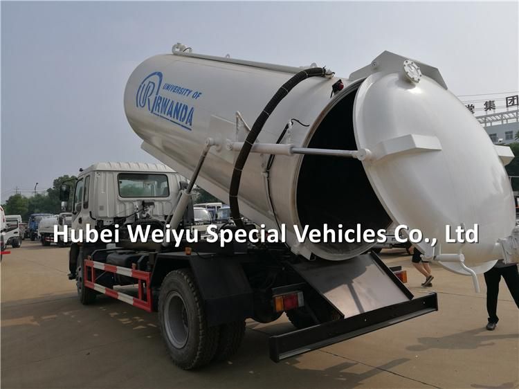 Isuzu 10000liters 10cbm Vacuum Septic Suction Truck 10t for Rwanda
