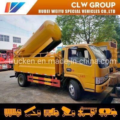 High Pressure Sewage Suction Sludge Vacuum Tanker Cleaning Fecal Truck