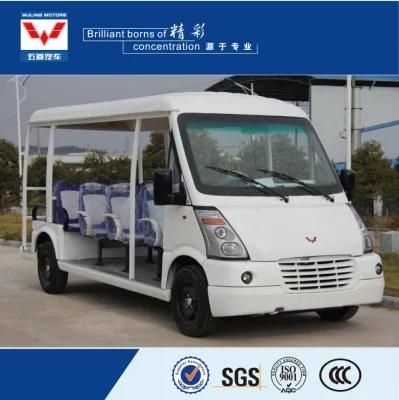 14 Seater Gasoline Engine Sightseeing Tour Car/14 Seats Shuttle Bus with Petrol Power