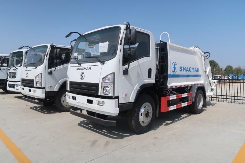 Factory Selling Shacman Light 4m3 5m3 5tons 6tons Compactor Garbage Truck