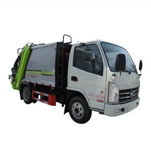 4cbm Kama Rear Loading Waste Collection 4X2 Garbage Compactor Truck