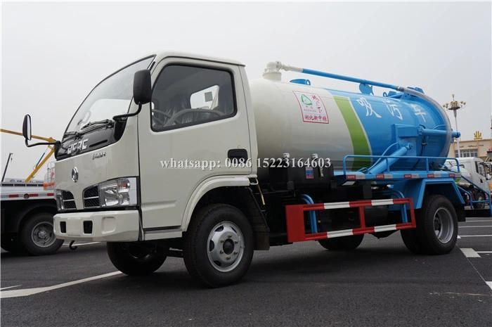 China Factory Hot Sale 2000litres-5000litres Small Vacuum Sewage Suction Trucks