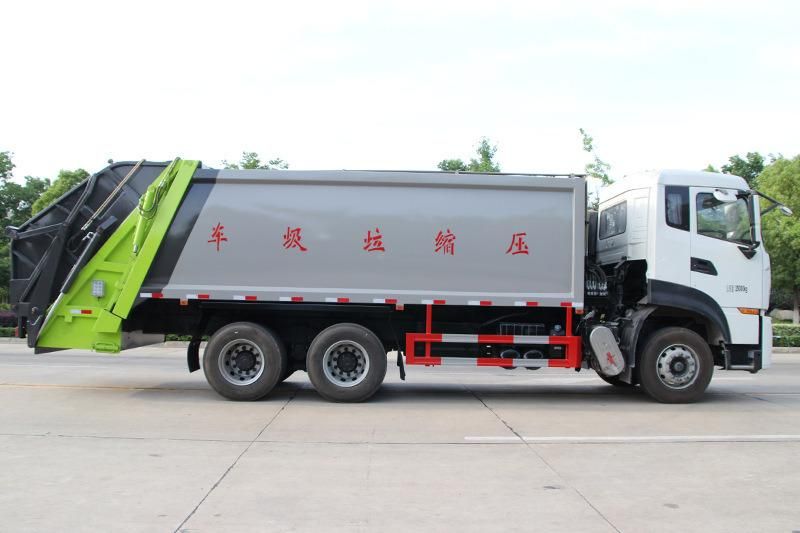 High Quality Heavy Dongfeng 6X4 Garbage Truck 18 Cbm Loading Capacity 10ton Refuse Collection Vehicles