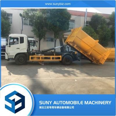 Dongfeng Refuse Hanging Bucket Roll off Garbage Collector Docking Garbage Truck