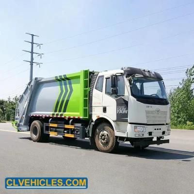 FAW 4X2 14cbm 12ton Compression Refuse Garbage Waste Compactor Truck