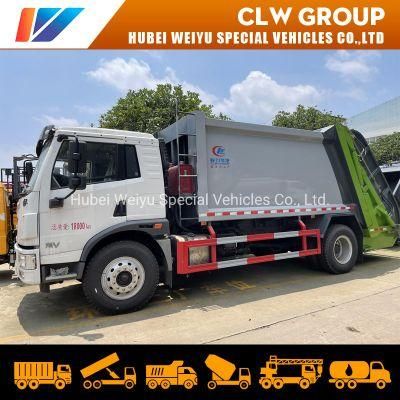 4*2 Jiefang Brand Compactor Garbage Truck Dump Garbage Transport Truck Hydraulic Control Garbge Truck