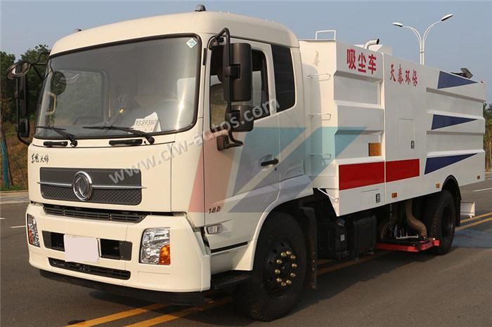 Dongfeng 4X2 10cbm Truck Mounted Vacuum Street Sweeper Road Cleaning Truck
