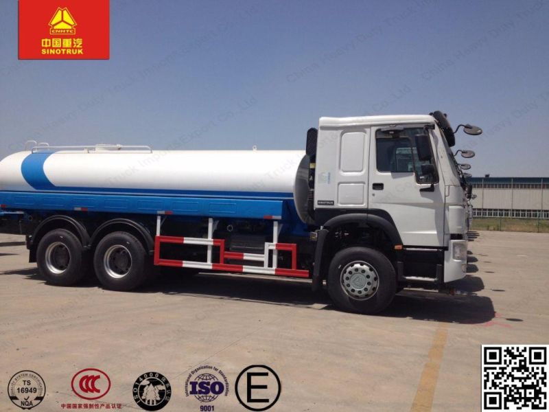 Sinotruk HOWO 6X4 20cbm Heavy Sprinkler Truck/Water Tank Truck