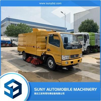 Dongfeng 8000 Liters Industrial Vacuum Road Sweeper Truck with Water Spray and Suction